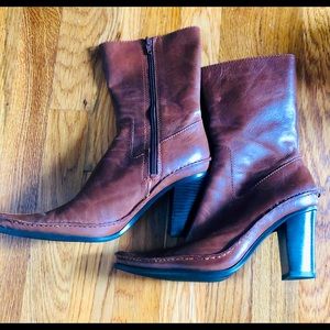 Brand new Nine West high heeled western boots